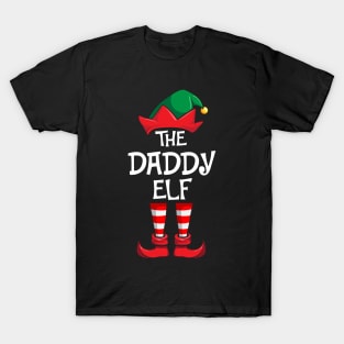 Daddy Elf Matching Family Christmas Dad T-Shirt